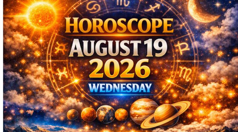 19 August 2026: Wednesday - Horoscope Today | Astrology Predictions for All Zodiac Signs