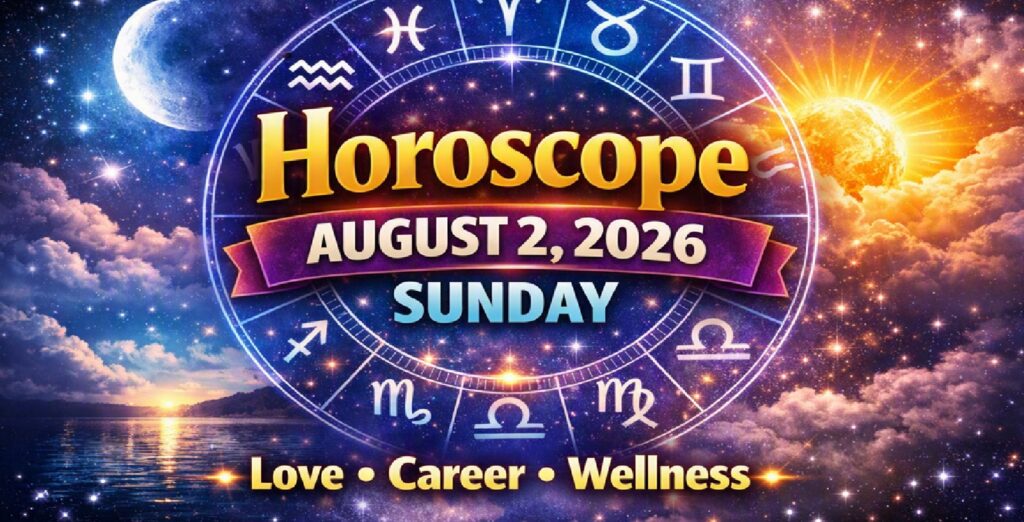August 2: 2026 – Horoscope for All Zodiac Signs | Sunday’s Celestial Guidance