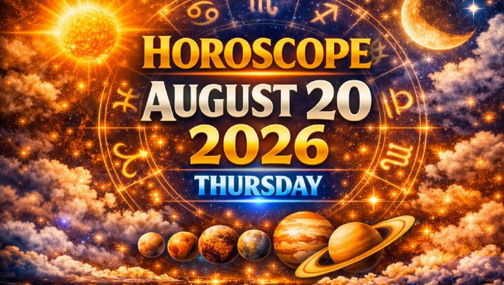 20 August 2026: Horoscope Today | Thursday Astrology Predictions for All Zodiac Signs