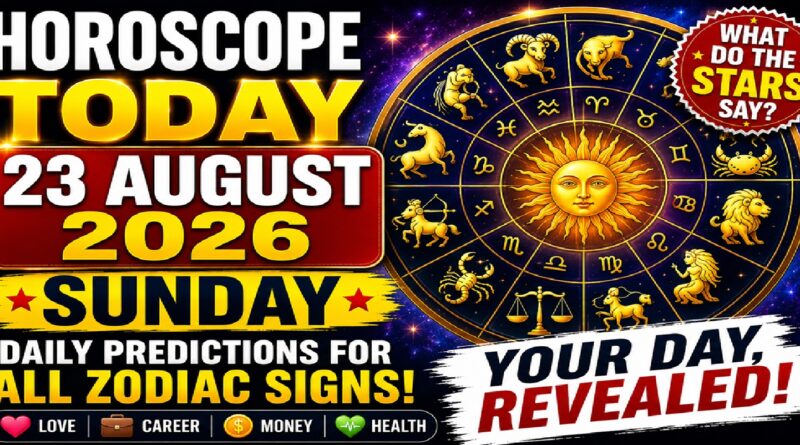 23 August 2026: Horoscope Today | Sunday Astrology Predictions for All Zodiac Signs