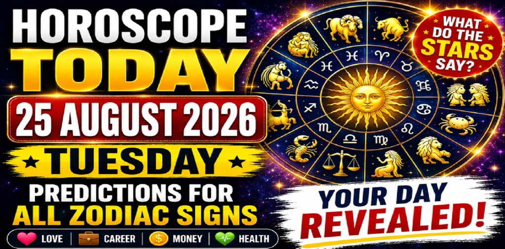 Horoscope for 25 August 2026: Tuesday Predictions for All Zodiac Signs