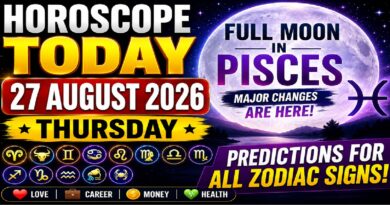 Thursday Astrology Predictions for All Zodiac Signs | Horoscope Today, 27 August 2026