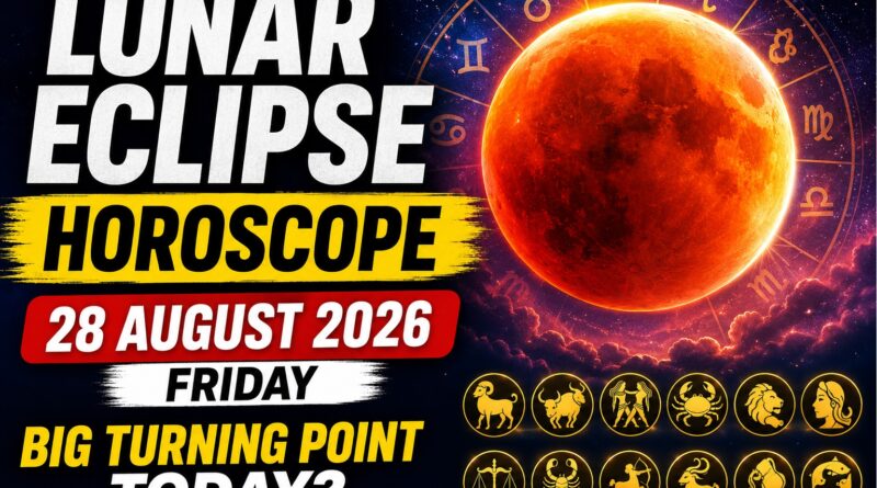 August 28 - 2026: Horoscope Today | Lunar Eclipse Brings a Turning Point — What Friday Holds for Aries, Taurus, Gemini and All Zodiac Signs