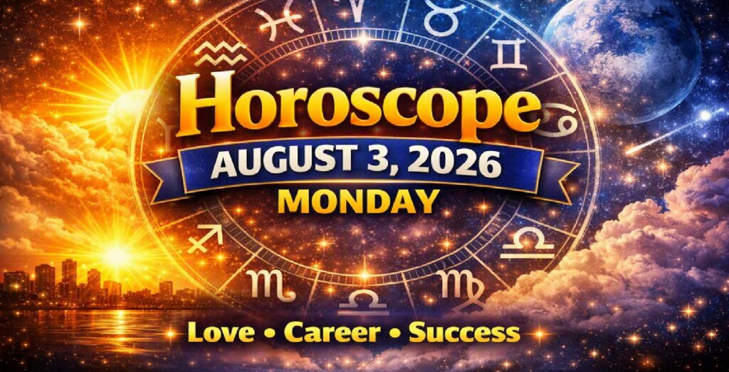 August 3 – 2026: Horoscope for All Zodiac Signs | Monday’s Cosmic Blueprint