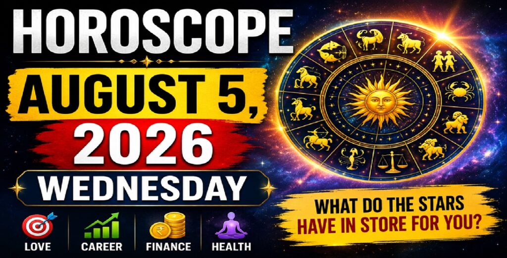 August 5: 2026 – Horoscope for All Zodiac Signs | Wednesday’s Cosmic Path