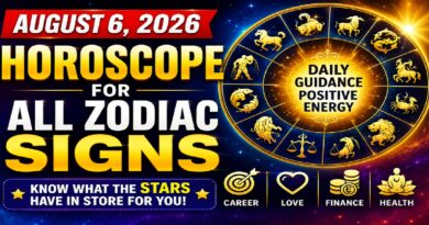 August 6: 2026 – Horoscope for All Zodiac Signs | Thursday’s Celestial Guidance for Love, Career, Money & Health