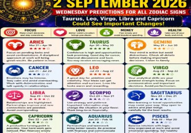 Horoscope Today - September 2, 2026: Taurus, Leo, Virgo, Libra and Capricorn Could See Important Changes