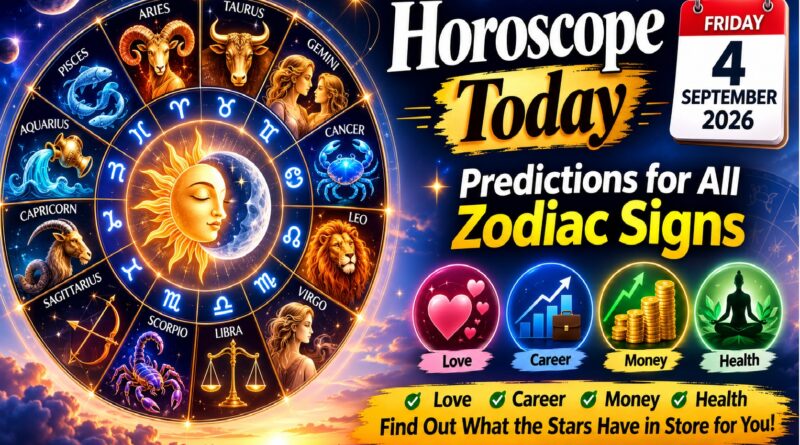 Horoscope Today - September 4, 2026: Big Decisions Ahead for Aries, Gemini, Leo, Libra and Pisces