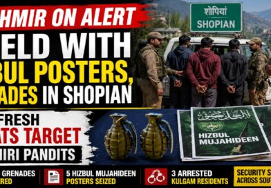 Major Security Breakthrough in Kashmir: 3 Held With Hizbul Posters, Grenades Amid Fresh Threats to Kashmiri Pandits