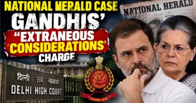 Gandhis Question ED Action in National Herald Case, Cite ‘Extraneous Considerations’