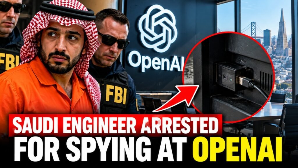 FBI Arrests Saudi OpenAI Engineer Over Hidden Spy Device in San Francisco Office