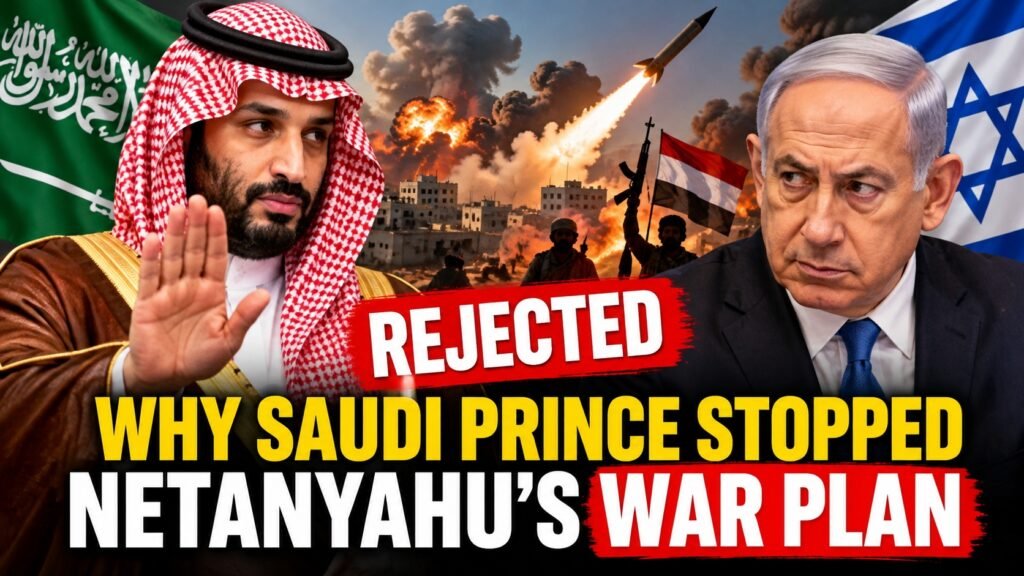 Saudi Crown Prince Mohammed bin Salman and Israeli Prime Minister Benjamin Netanyahu amid tensions over Israel's reported proposal to join Saudi military operations against Yemen's Houthis.